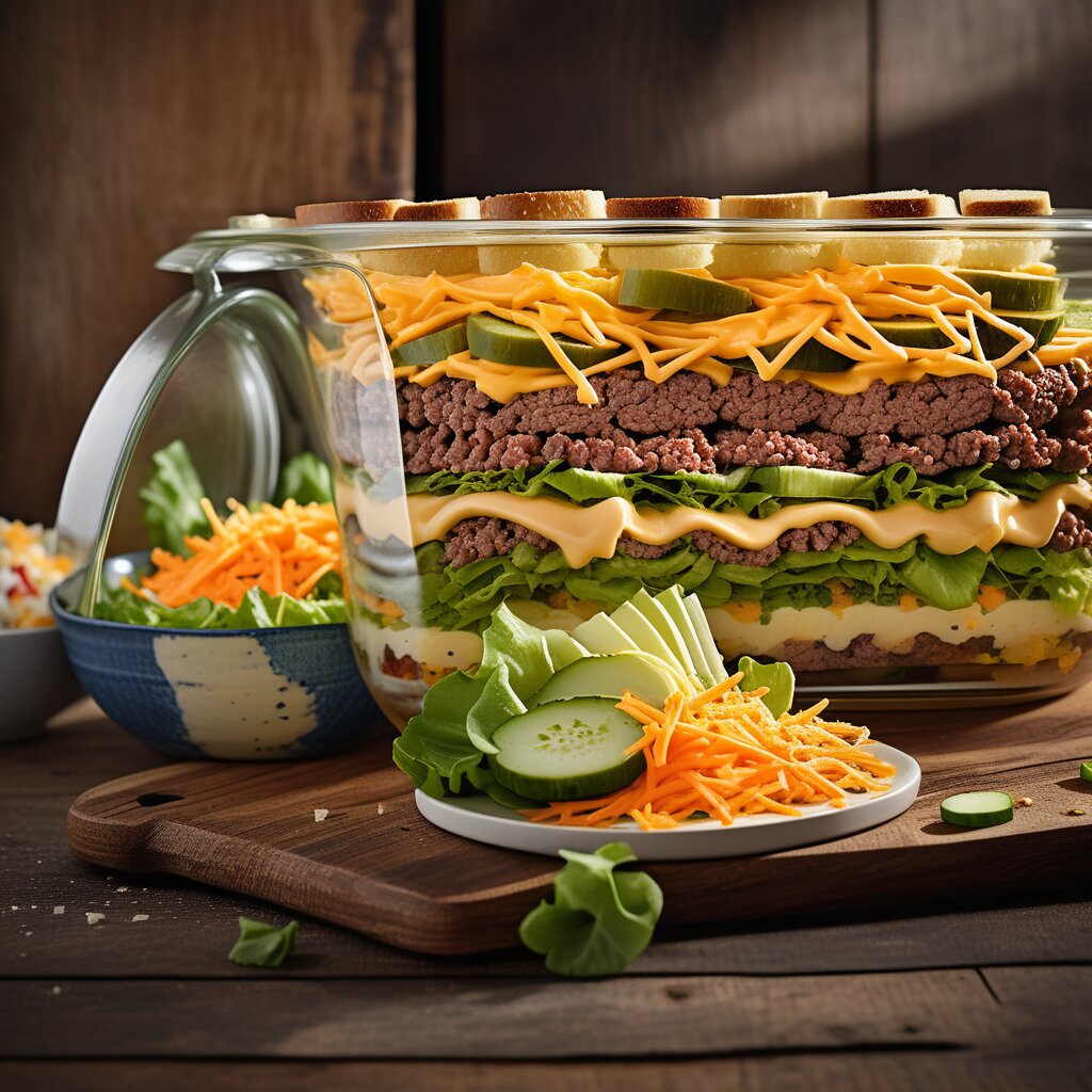 Bigmac-Salat Schüssel