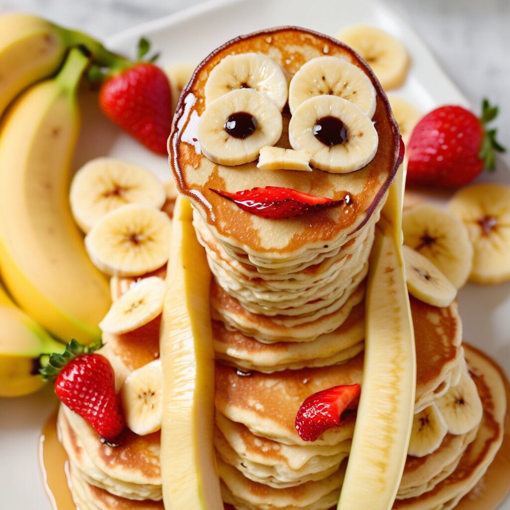 Pfannkuchen gestapelt